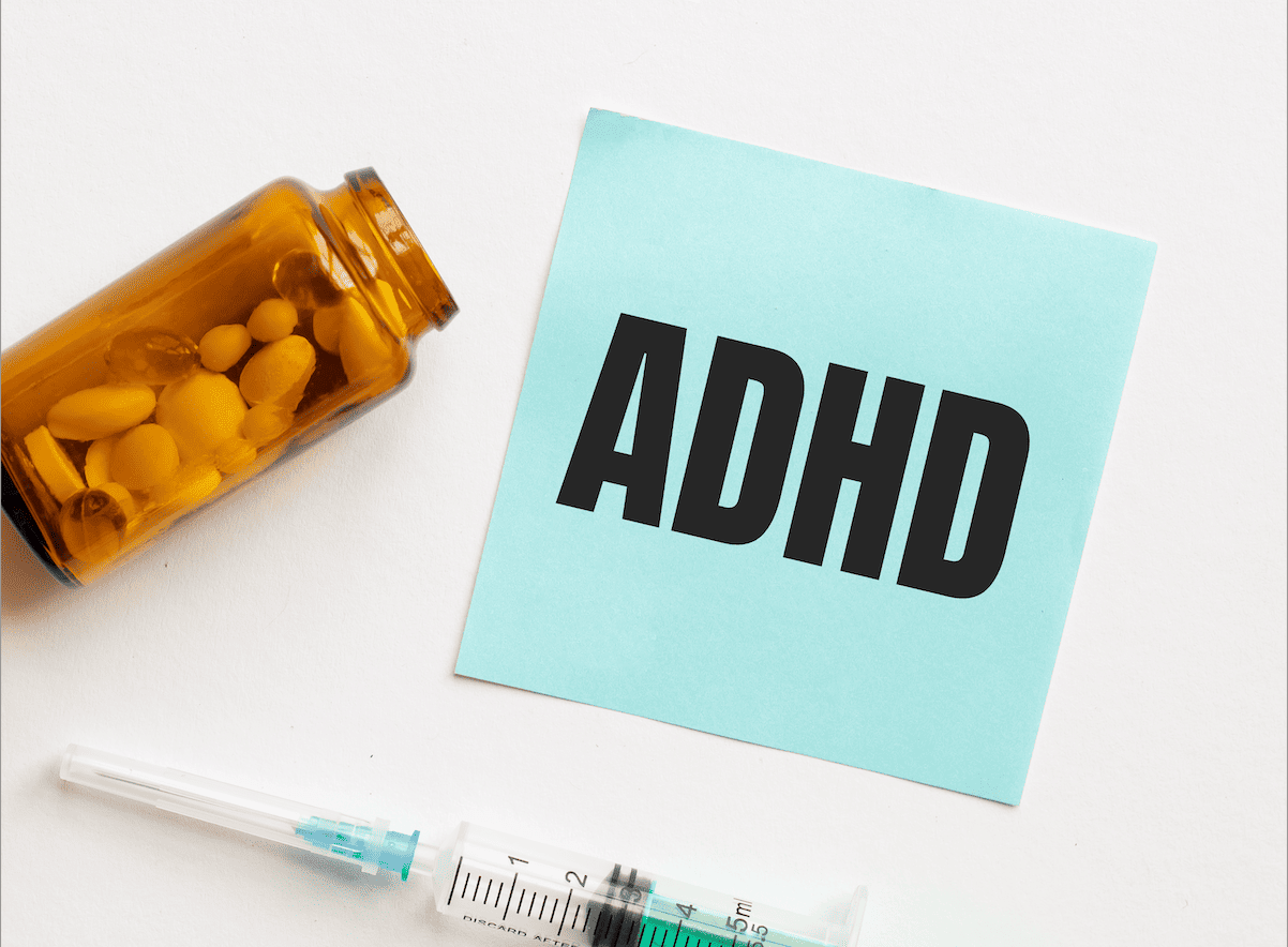 Visual representation of adult ADHD symptoms and treatment options