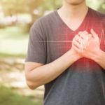 Early symptoms of cardiac arrest – chest pain, dizziness, fatigue, and heart palpitations.